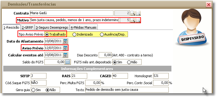 Tutorial - Lançamentos de Rescisão : Rumo - Priori Sistemas